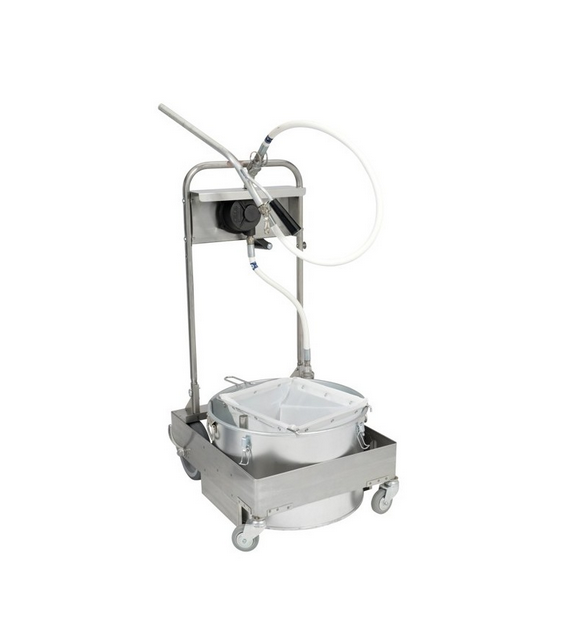 FILTREUSE FRITURE MANUELLE 38 LITRES (MACHINE FILTRANTE)