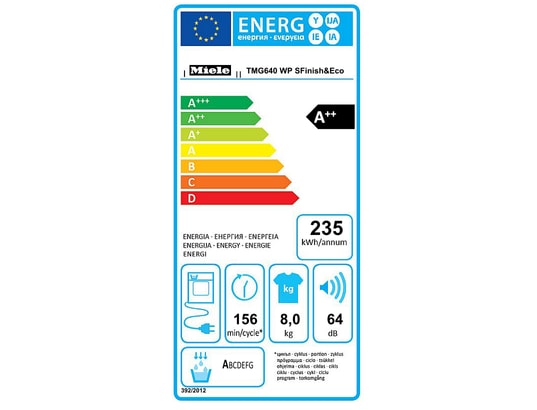 MIELE - Sèche linge Condensation TMG640WP