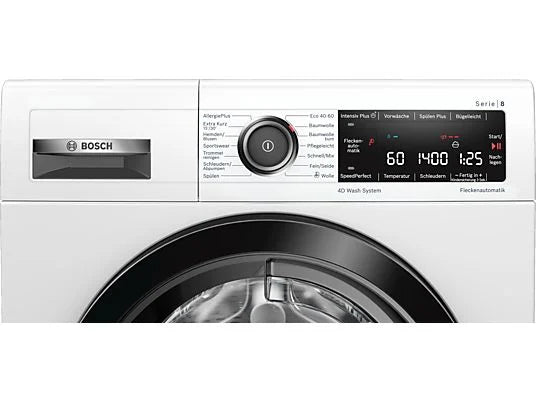 Lave Linge BOSCH WAV28M30 Serie 8 Machine à Laver (9 kg, 1400 U/Min., B)