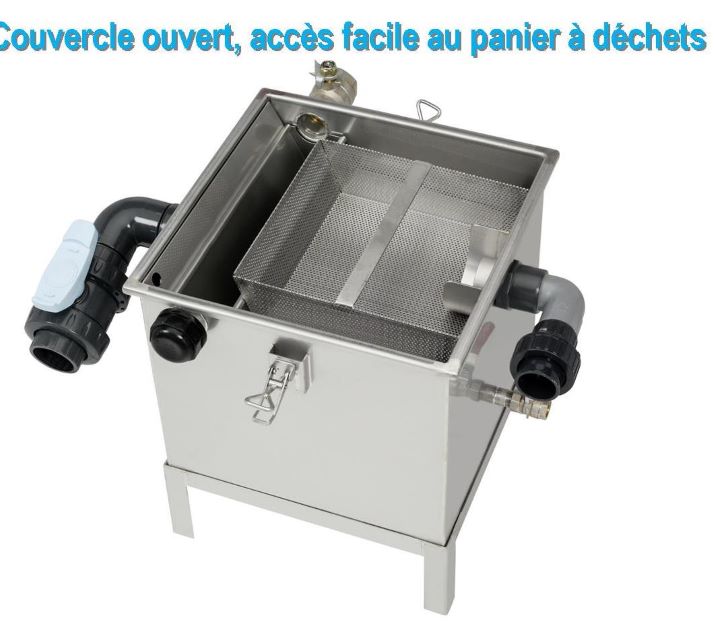 BAGT COMPACT BAC A GRAISSE PROFESSIONNEL COMPACT 90 COUVERTS  TRAITEUR RESTAURANT SOUS EVIER