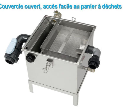 BAGT COMPACT BAC A GRAISSE PROFESSIONNEL COMPACT 90 COUVERTS  TRAITEUR RESTAURANT SOUS EVIER