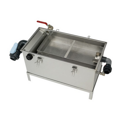 BAC SEPARATEUR A GRAISSES SOUS PLONGE 200 COUVERTS CE EN1825 POUR RESTAURANT ET INDUSTRIE BAGT 200N