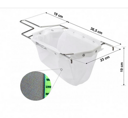 FILTRE FIN HUILE DE FRITURE POUR FRITEUSE 28 LITRES
