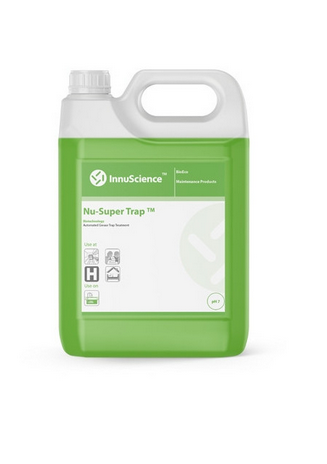 NU SUPER TRAP – GERUCHSBEHANDLUNG FÜR FETTTANKS UND RESTAURANTROHRE – 6 MONATE – 5 LITER
