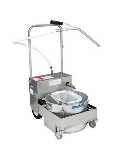 FILTREUSE FRITURE ELECTRIQUE 38 LITRES (MACHINE FILTRANTE)