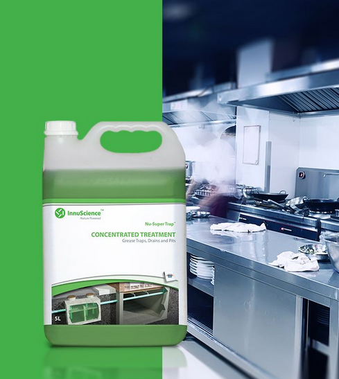 NU SUPER TRAP – GERUCHSBEHANDLUNG FÜR FETTTANKS UND RESTAURANTROHRE – 6 MONATE – 5 LITER