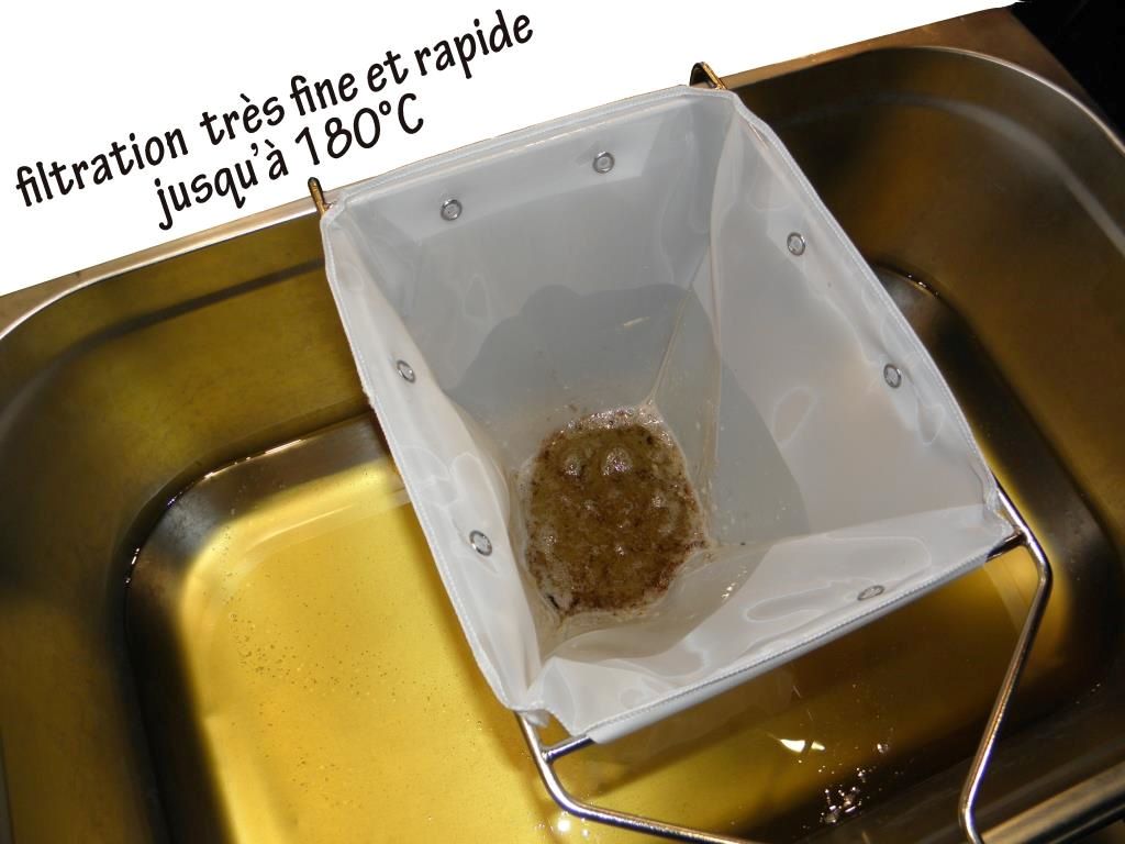 FILTRE HUILE DE FRITURE POUR FRITEUSE 38 LITRES